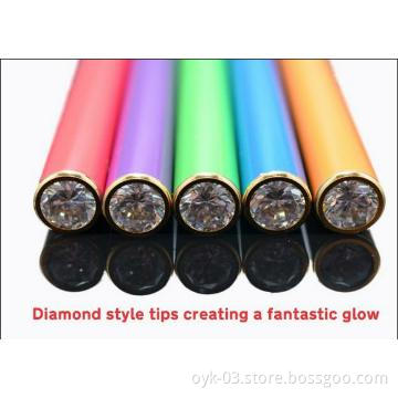 Colorful Disposable electronic cigarette with Diamond tip